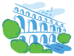 logo Aqueduc bleu maison édition